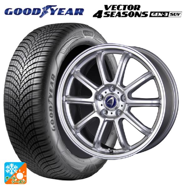 送料無料 オールシーズンタイヤホイール 4本セット 225/60R17 103V XL グッドイヤー...