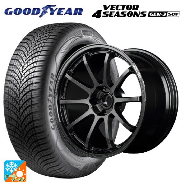 送料無料 オールシーズンタイヤホイール 4本セット 225/60R18 104W XL グッドイヤー...