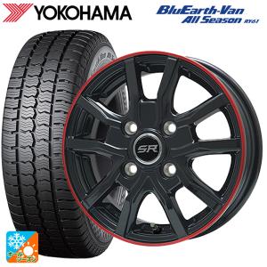 送料無料 オールシーズンタイヤホイール 4本セット 145/80R12 80/78N ヨコハマ ブルーアース オールシーズン RT61 エルベ Vスポーク 12-3.5J 　　｜konishi-tire