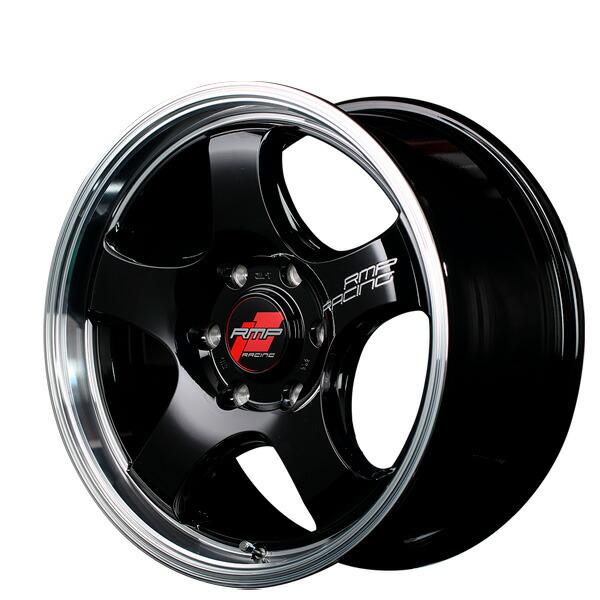 マルカサービス RMPレーシング R05HC ブラックリムポリッシュ 17×6.5 +38 6/13...