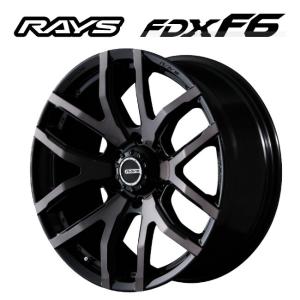 TEAM DAYTONA RAYS FDX F6 150系 プラド 8.0J-17 +20 6H139.7 ブラック