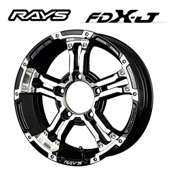 レイズ チームデイトナ FDX-J DW 16×5.5 ±0 5/139.7 新品ホイール1本　