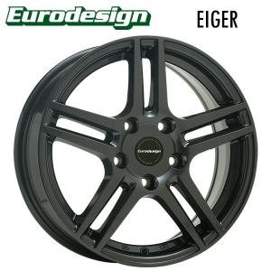 EURODESIGN アルミホイール 17インチ? 現状品 阿部商会 ユーロデザイン アイガー ガンメタリック 17×7.5 +45 5/108