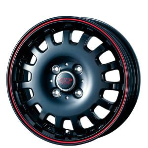 ウェッズ ヴィセンテ04EV ブラック＆レッドライン 14×4.5 +50 4/100 新品ホイール1本　｜konishi-tire