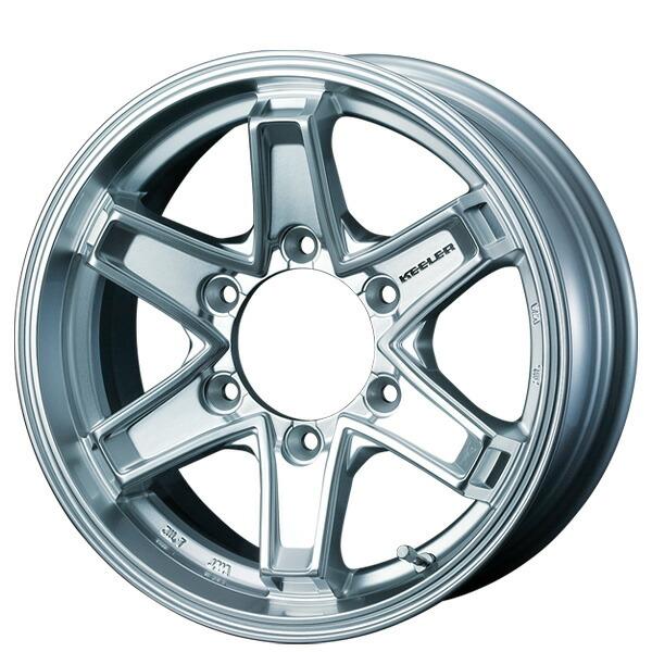 即日発送 ウェッズ キーラー タクティクス # ハイパーシルバー 17×8 +25 6/139.7 ...