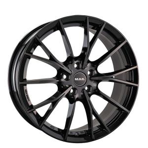 在庫有 阿部商会 マック ファブリック グロスブラック 19×8 +34 5/112