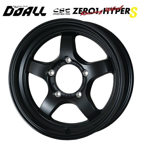 ドゥオール CST ゼロワンハイパー S 鋳出しロゴ FBK 16×5.5 +22 5/139.7 ...
