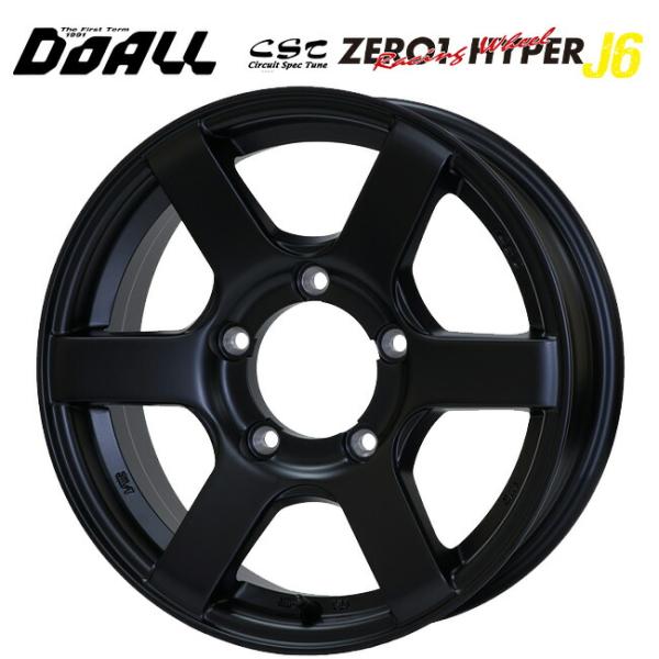 ドゥオール CST ゼロワンハイパー J6 FBK 16×6 ±0 5/139.7 新品ホイール1本...