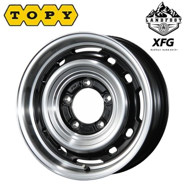 トピー ランドフット XFG GB/P 16×5.5 +20 5/139.7 108.5新品ホイール...