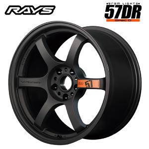 レイズ グラムライツ 57DR スペックD AZZ 18×8.5 +37 5/114.3 73.1新品ホイール1本　｜konishi-tire