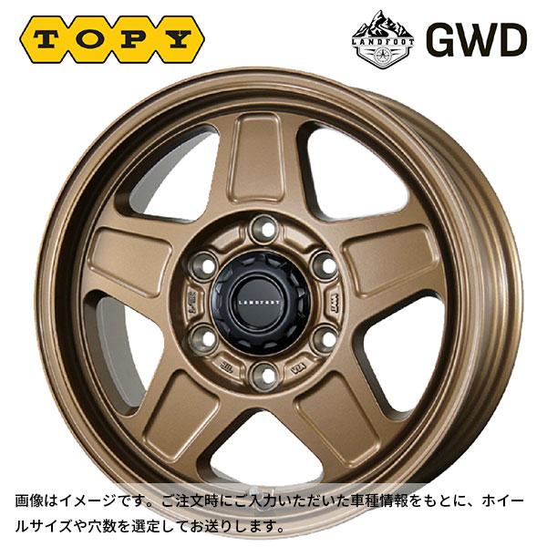 トピー ランドフット GWD # M/G 16×5.5 +20 5/139.7 108.5新品ホイー...