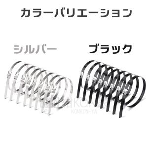 結束バンド ステンレス製 10本入り ステンレ...の詳細画像2