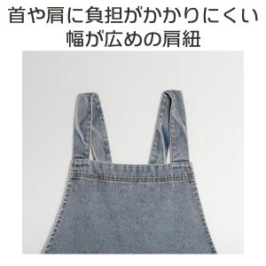 エプロン デニム レディース 被るだけ 作業用...の詳細画像4