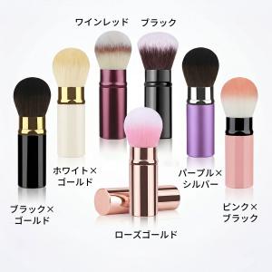 フェイスブラシ 化粧ブラシ メイクブラシ パウ...の詳細画像1