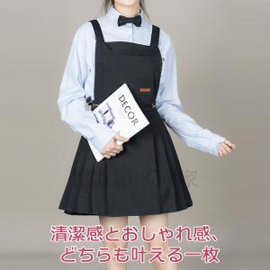 エプロン レディース かわいい 制服風 韓国フ...の詳細画像4