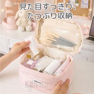 コスメポーチ バニティ かわいい 大容量 収納...の詳細画像2