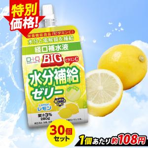 【数量限定セール】こんにゃくパーク こんにゃくゼリー BIG水分補給蒟蒻ドリンクゼリー レモン 飲む ゼリー飲料 熱中症対策 ヨコオデイリーフーズ (300g*30個入)