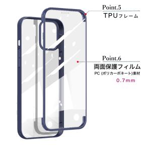 360度全面保護ケース 全面保護 iPhone...の詳細画像5