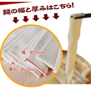 本場讃岐うどん 超平打ち麺 400g 半生讃岐...の詳細画像3