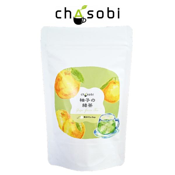 フレーバーティー 柚子の緑茶 ティーバッグ 6袋入り ちゃそび Chasobi お茶 茶 ゆず ユズ...