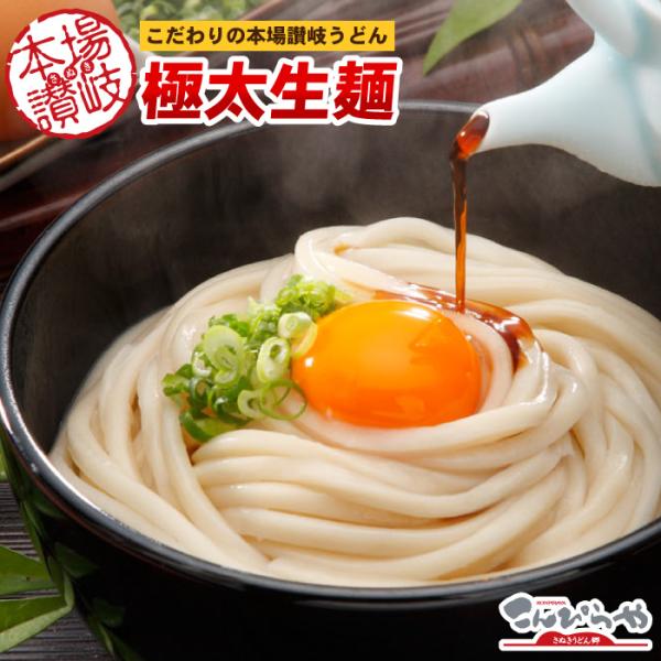 冬季限定 本場讃岐うどん 極太生麺 950g ポスト投函便での配送(代金引換-後払い不可・着日指定不...