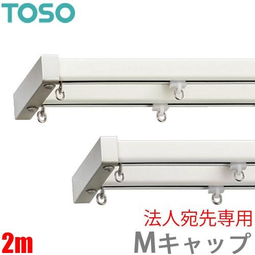 カーテンレール エリートプロ Mキャップ 2m ダブルセット 【法人宛先専用】
