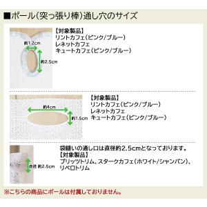 カフェカーテン ブリッツトリム レース カーテ...の詳細画像2