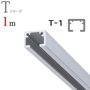ピクチャーレール toso T-1（T1） 1m 正面付けセット フック2個付き ナチュラル（シルバー） TOSO トーソー