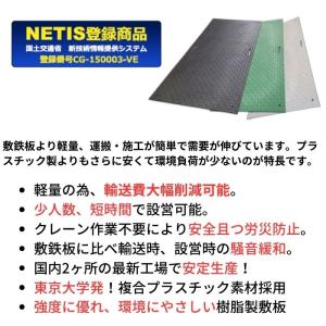 敷板 樹脂 軽量 Wボード 4×8尺 両面凸 ...の詳細画像1