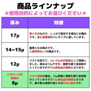 ストレッチフィルム 8μ 500mm×600m...の詳細画像5