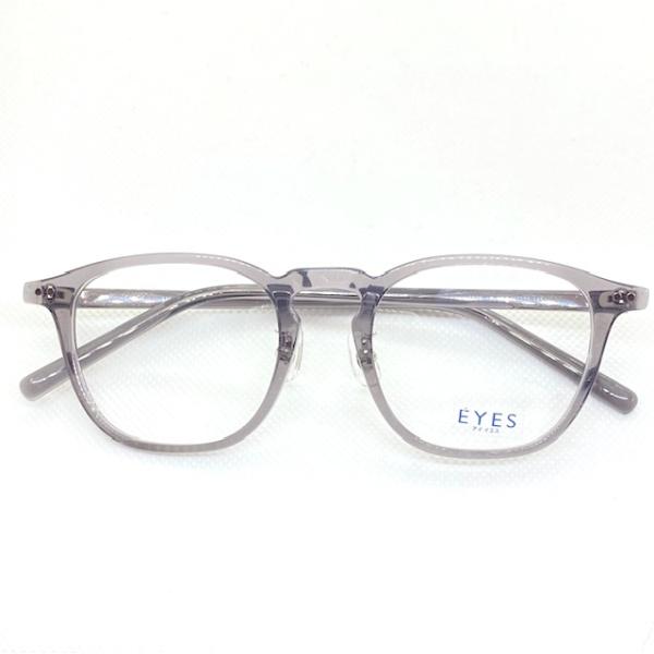 E'YES 1309 col.3 KTM アセテート グレー  カジュアル ウェリントン ボスリント...