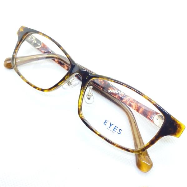 E'YES 1322 col.6 デミブラウン デミレッド  アセテート スクエア ビジネス【ＫＴＭ...