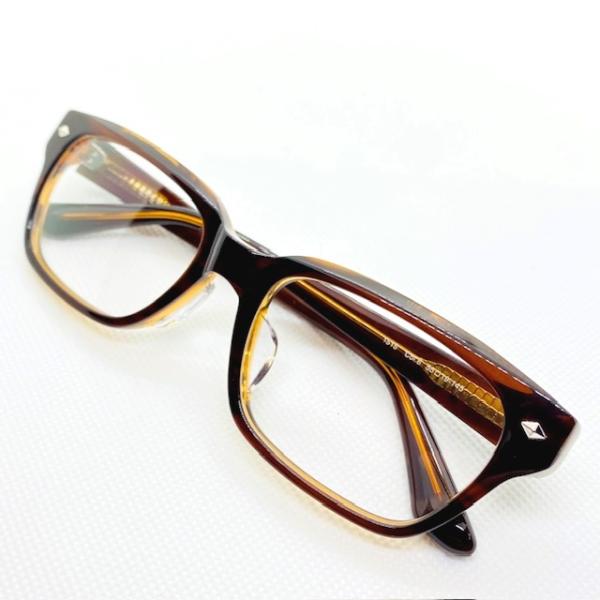 メガネフレーム EYES 1515 C-6【KTM】 太めフレーム ブラウン カジュアル スクエア ...