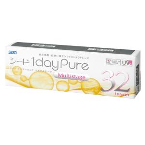20ポイント SEED シード ワンデーピュアマルチステージ 32枚入 遠近両用タイプ 1day Pure Multistage クリアコンタクト 1day コンタクトレンズ