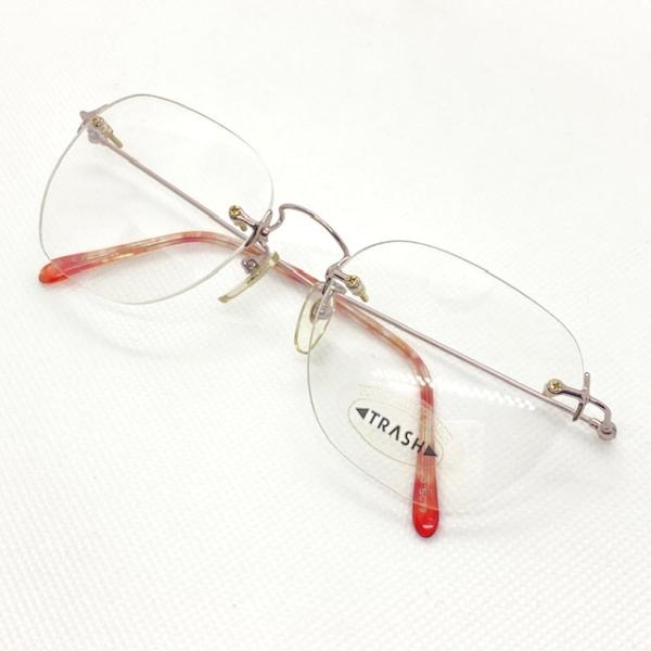 TRASH 1043 ヴィンテージ メガネ フレーム 新品 めがね 眼鏡  在庫限り ツーポイント ...
