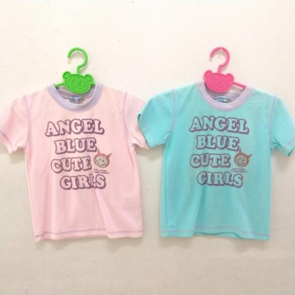 【半額処分】エンジェルブルー ANGELBLUE ハニーデビル キラキラビジュー 半袖Ｔシャツ 可愛...