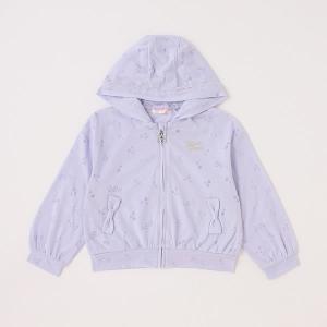 mezzo piano メゾピアノ 遊園地刺しゅう裾スカラップトレーナー 長袖