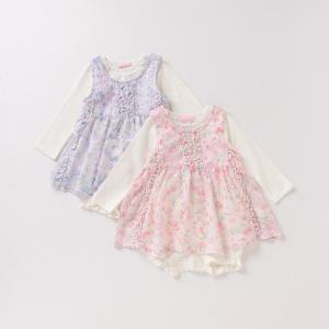 mezzo piano メゾピアノ mezzopiano チュール切り替えスイーツ柄