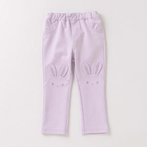 mezzo piano メゾピアノ ウサギ刺しゅうストレッチスキニー