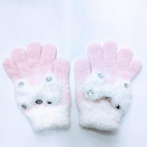 mezzo piano メゾピアノ mezzopiano アニマルフェイス マシュマロ手袋