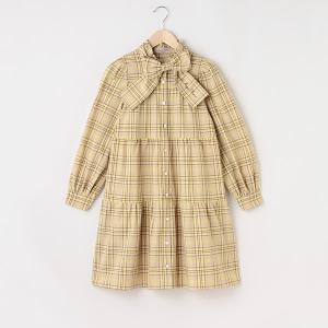 mezzo piano junior メゾピアノジュニア 短丈シャツ＆キャミワンピース