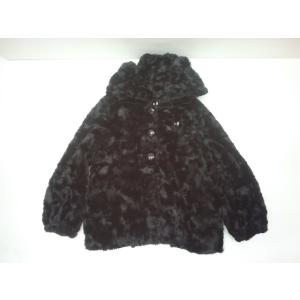 mezzo piano メゾピアノ(mezzo piano)フェイクファーつき ダッフル