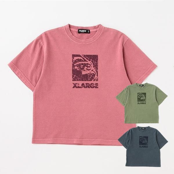 XLARGE KIDS エクストララージ キッズ 【WEB限定】ピグメントスクウェアゴリラ半袖Tシャ...