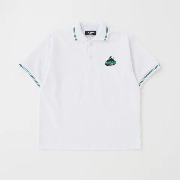 XLARGE KIDS エクストララージ キッズ ラインイポロシャツ 半袖 80 90cm シロ ホ...