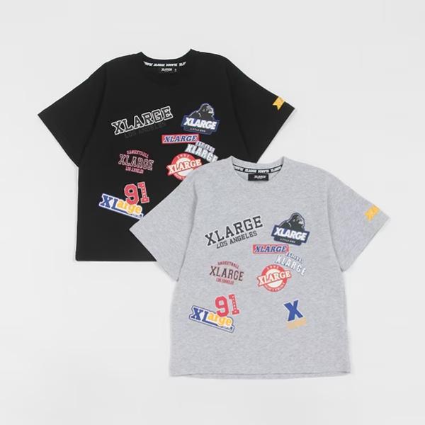 XLARGE KIDS エクストララージ キッズ MIXロゴ半袖Tシャツ 80 90 100 110...