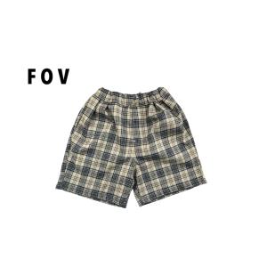 【SALE】【20%OFF】FOV / フォブ　 子供服　チェック２タックショーツ　男の子　女の子　｜kooka