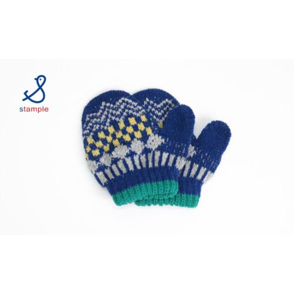 【SALE】【20％OFF】stample ／ スタンプル　ジャガードベビーミトン　手袋　日本製　男...