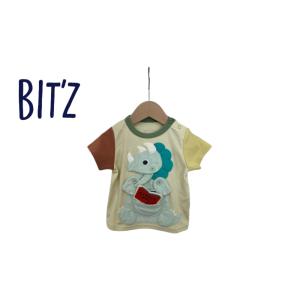 【SALE】【20%OFF】BIT'Z ／ ビッツ 子供服 　4色2柄恐竜マスコットギミックTシャツ　｜kooka