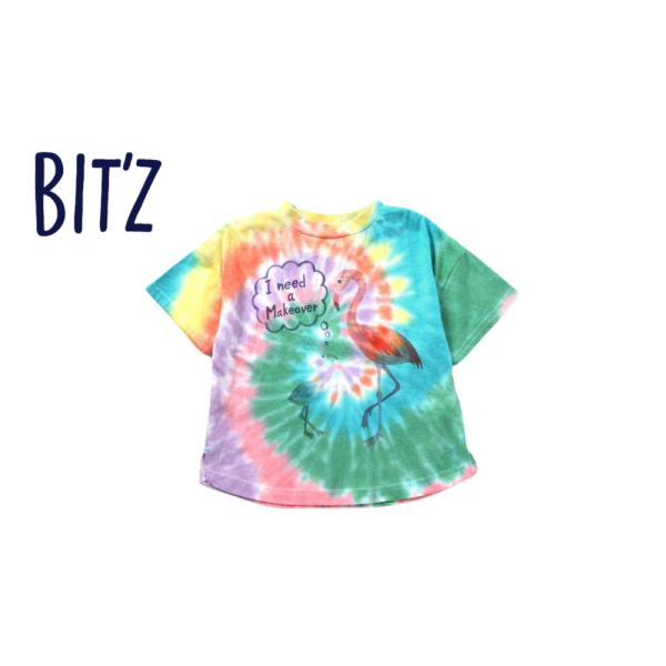 【SALE】【40%OFF】BIT'Z ／ ビッツ 子供服 　3柄動物トリビアタイダイ染めTシャツ（...