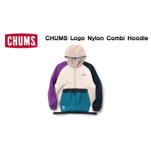 CHUMS ／ チャムス メンズスウェットCHUMS Logo Nylon Combi Hoodie チャムスロゴナイロンコンビフーディ｜kooka